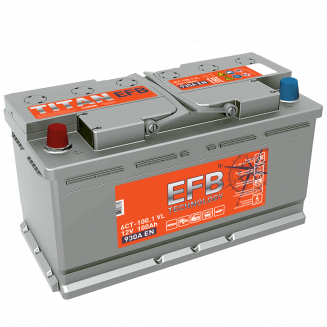 Аккумулятор TITAN EFB 100.1 VL (П.П) 930Ah