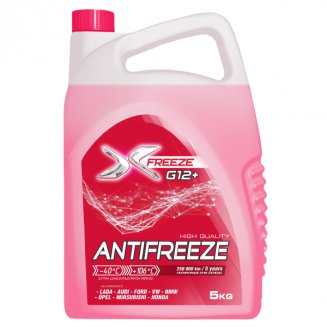Антифриз X-Freeze G12+ (Красный) 5л