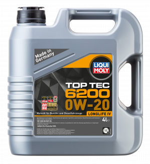 LIQUI MOLY 20788 Top Tec 6200 0W-20 4л НС-синтетическое моторное масло