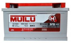 MUTLU SFB Аккумулятор 85 А/ч Обр.R+EN 850A (800A EN) (низкая)