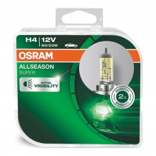 OSRAM AllSeason Super H4 Лампа автомобильная 12V 60/55W P43t/64193ALS-HCB