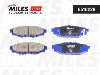 MILES E510228 Колодки тормозные, задние Ceramic (PN 7501)