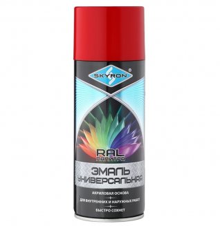 Skyron Эмаль Красная 520мл RAL 3020