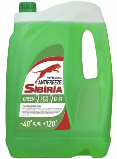 Sibiria Антифриз G-11 Зеленый 10кг
