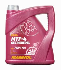 MANNOL 8104 MTF-4 Getriebeoel SAE 75W-80 GL-4 4л Трансмиссионное масло
