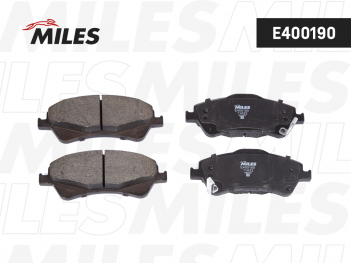 MILES E400190 Колодки тормозные передние (PN1837)
