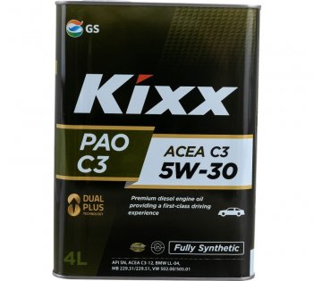 Kixx PAO C3 5W-30 синт 4л Масло моторное