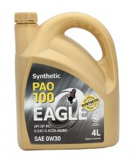 EAGLE PAO-100 Synthetic 0W-30 API SP-RC ILSAC GF-6 4л Масло моторное EKO00000020