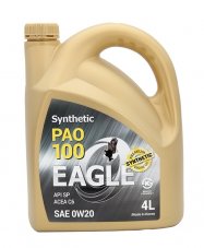 PAO-100 Synthetic 0W-20 API SP ACEA С6/C5 4л Масло моторное EKO00000016