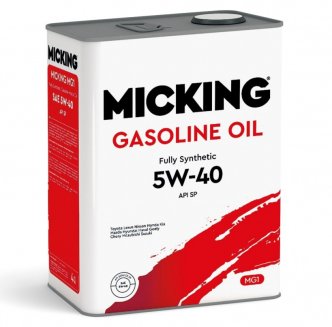 Micking Gasoline Oil MG1 5W-40 API SP 4л Масло моторное M2134