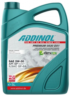 ADDINOL Premium 5W-30 DX1 API SP ILSAC GF-6A 5л Масло моторное