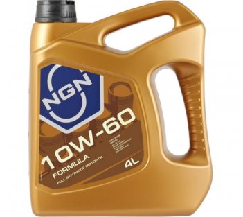 NGN FORMULA 10W-60 SL/CF 4л Масло моторное V172085326