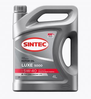 SINTEC LUXE 5000 SAE 5W40 SL/CF (п/с) 4л Масло моторное