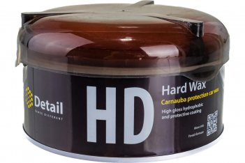 Detail HD Hard Wax Твердый воск для кузова Сияющий блеск+ 210г (баночка+губка) DT-0155