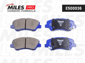 MILES E500036 Колодки тормозные передние (PN 0537)