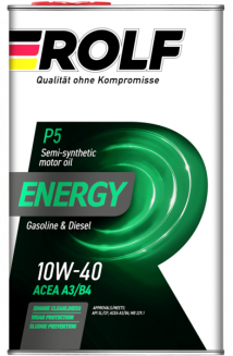 ROLF ENERGY 10w40 API SL/CF 1л (п/синт.)