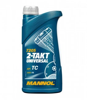 MANNOL 7205 2-Takt AP TC (минер) 1л Масло моторное
