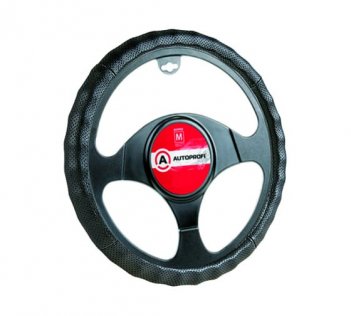 AP-396 BK(L) Оплетка руля AUTOPROFI