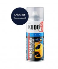 KUDO KU-4030 1K Эмаль автомобильная ремонтная алкидная "Темно-синий 456" 520мл