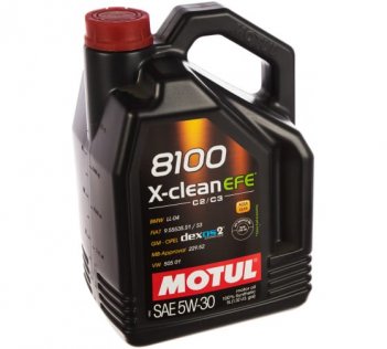 Motul 8100 X-cleen EFE 5w30 100% синтетик 4л.Масло моторное