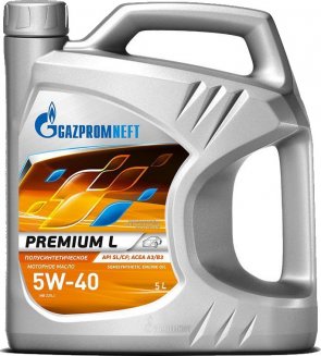 Gazpromneft Premium L 5W40 5л Масло моторное
