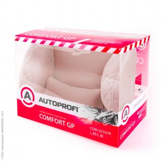 AUTOPROFI COM-0250HR L.BE/L.BE Подголовник экокожа, полиэстер, подушка