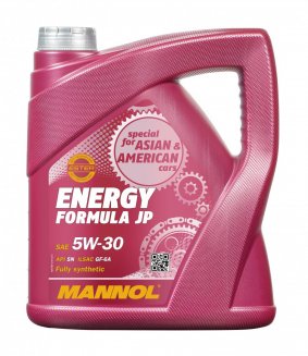 MANNOL 7914 Energy formula JP 5w30 SN/GF-5 4л Масло моторное