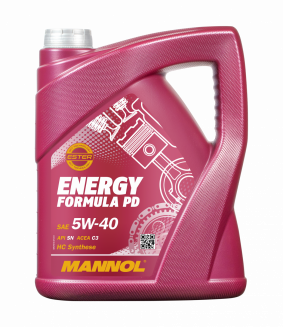 MANNOL 7913 Energy Formula PD 5W-40 HC Synthese SN C3 5л Масло моторное