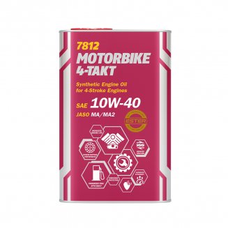 MANNOL 7812 4-Takt Motorbike SAE 10W40 1л Масло моторное