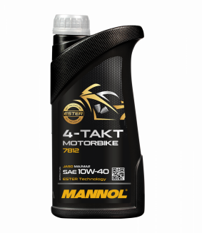 MANNOL 7812 4-Takt Motorbike SAE 10W40 1л Масло моторное