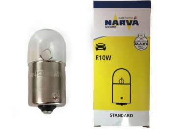 Narva Лампа автомобильная R10W 12V 10W BA15s (17311)