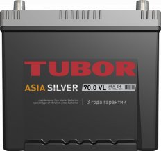 Аккумулятор TUBOR Asia Silver 6CT-70.0 600A B01