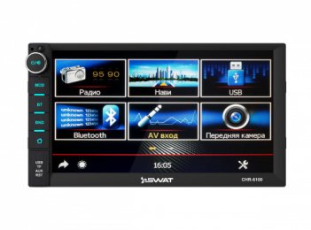 SWAT CHR-6100 2 Din магнитола с модулем беспроводной связи Bluetooth