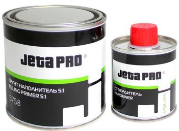 JetaPro 5758 Грунт-наполнитель 5:1 акрил. + отверд. серый 0,5+0,1л