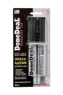 Done Deal DD6573 5-минутный 2-компонентный эпокси-адгезив для металлов 28,4г