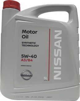 NISSAN 5w40 ke900-90042 5л Масло моторное