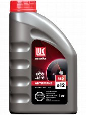 LUKOIL Антифриз RED G-12 красный 1кг