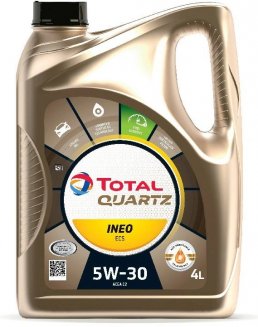 Total Quarts INEO ECS SAE 5w30 4л Масло моторное