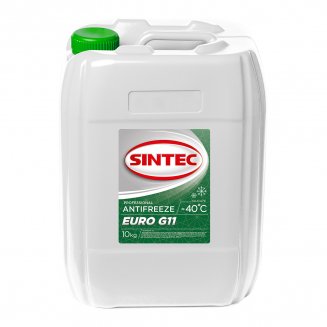SINTEC Антифриз G-11 10кг EURO (зел)