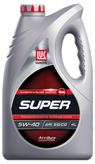 LUKOIL SUPER 5W-40 4л Масло моторное